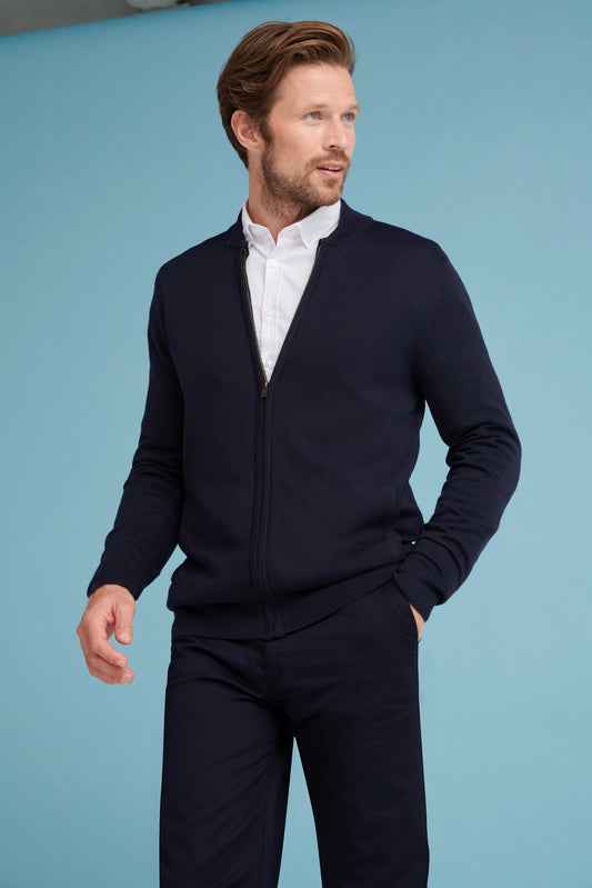 Cardigan zippé unisexe