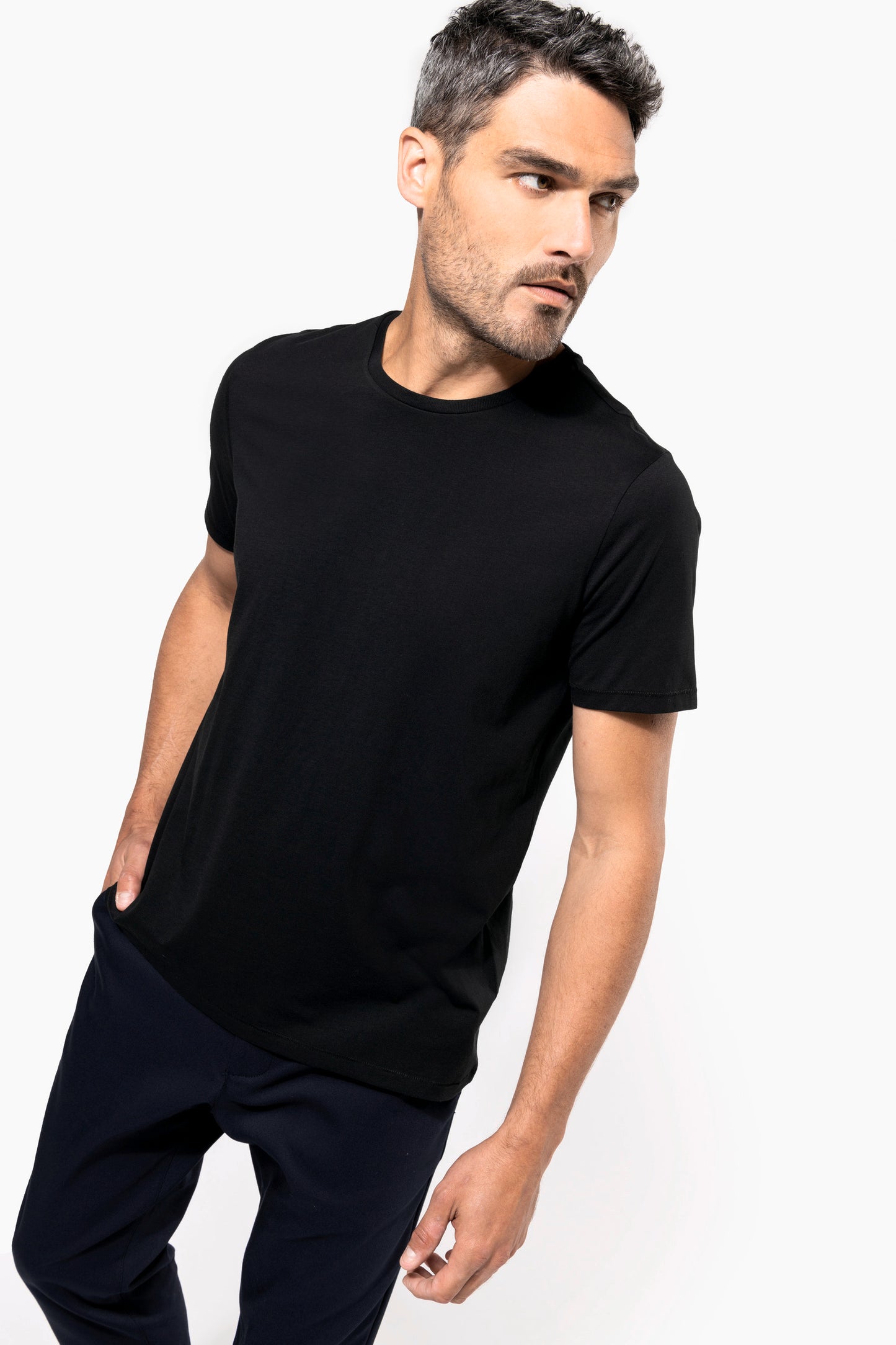 T-shirt Supima® col rond manches courtes homme