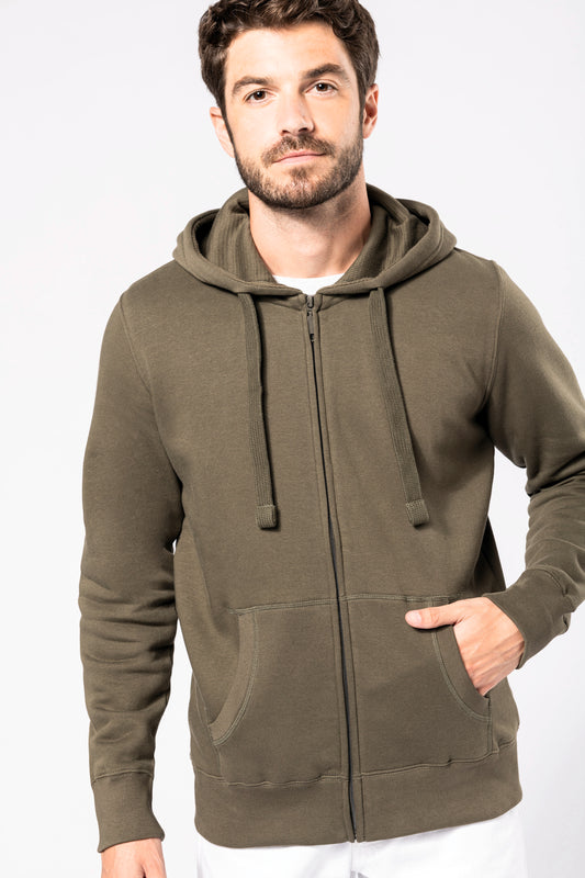 Sweat-shirt zippé capuche homme