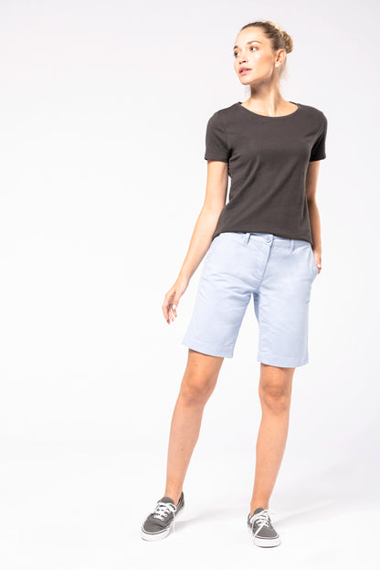 Bermuda chino femme