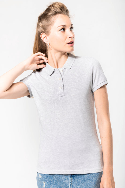 Polo vintage manches courtes femme