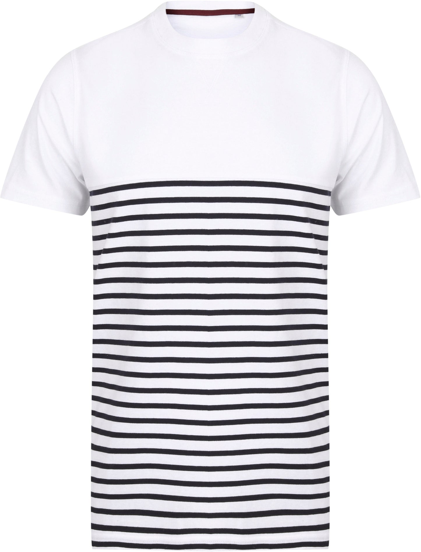 T-shirt breton à manches courtes