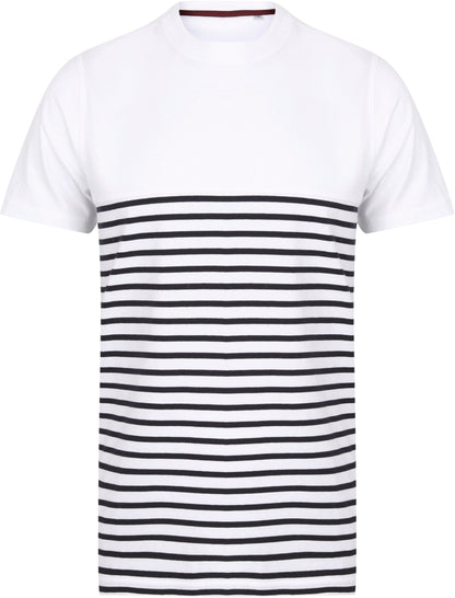 T-shirt breton à manches courtes