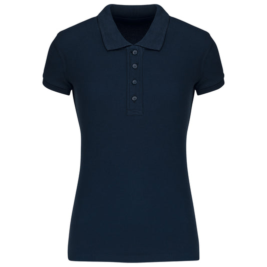 Polo piqué Bio manches courtes femme