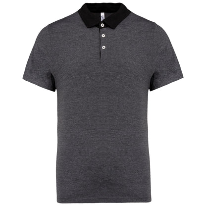 Polo jersey bicolore homme