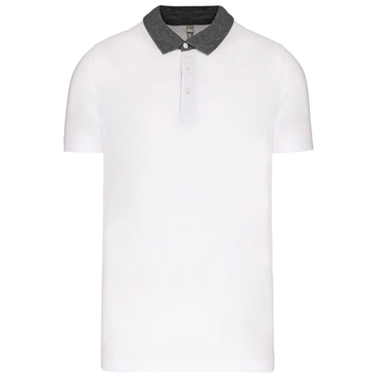 Polo jersey bicolore homme