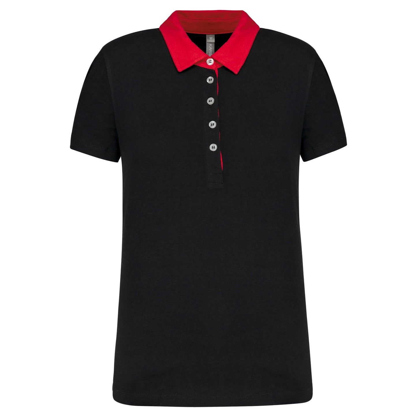 Polo jersey bicolore femme