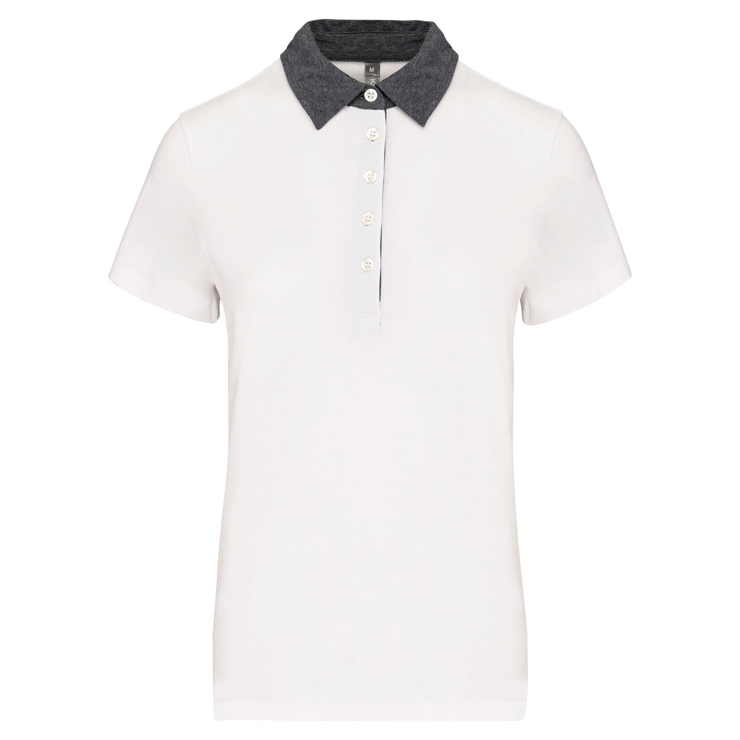 Polo jersey bicolore femme