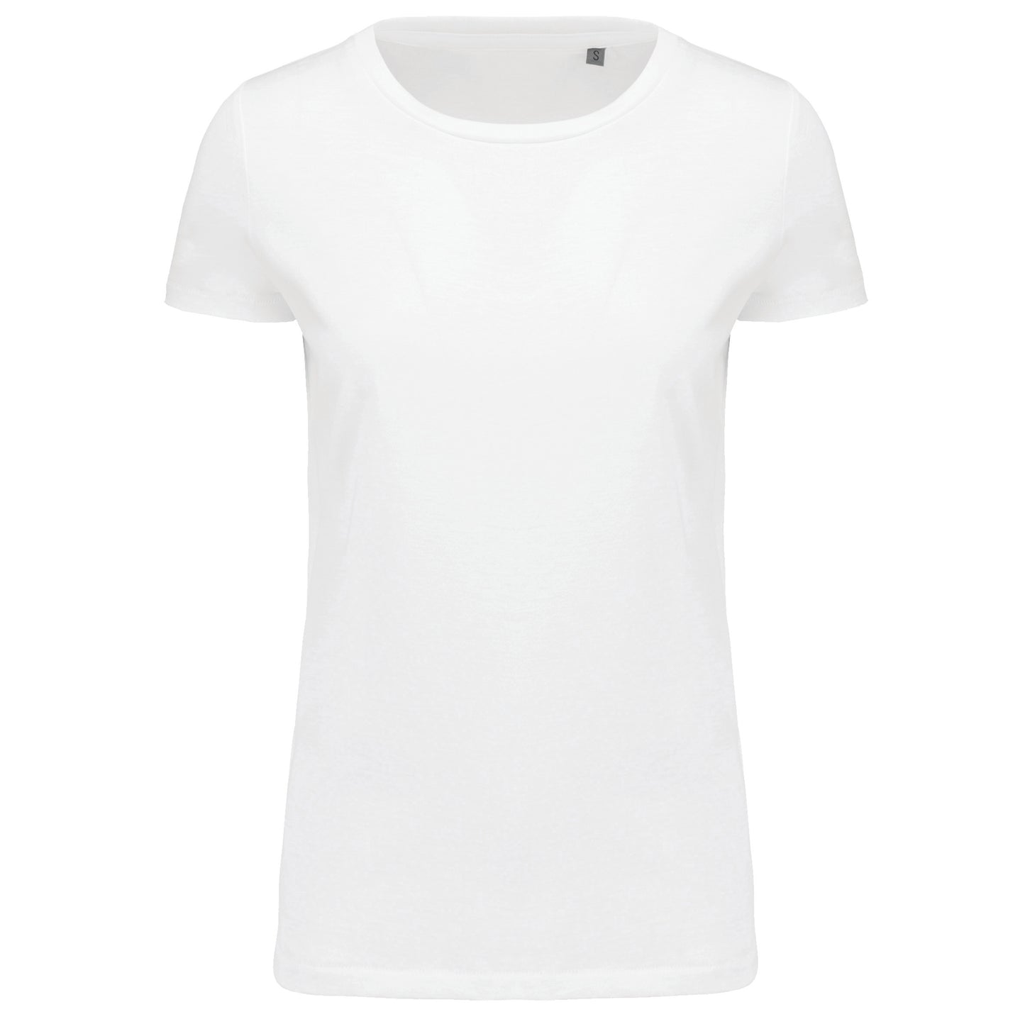 T-shirt Supima® col rond manches courtes femme