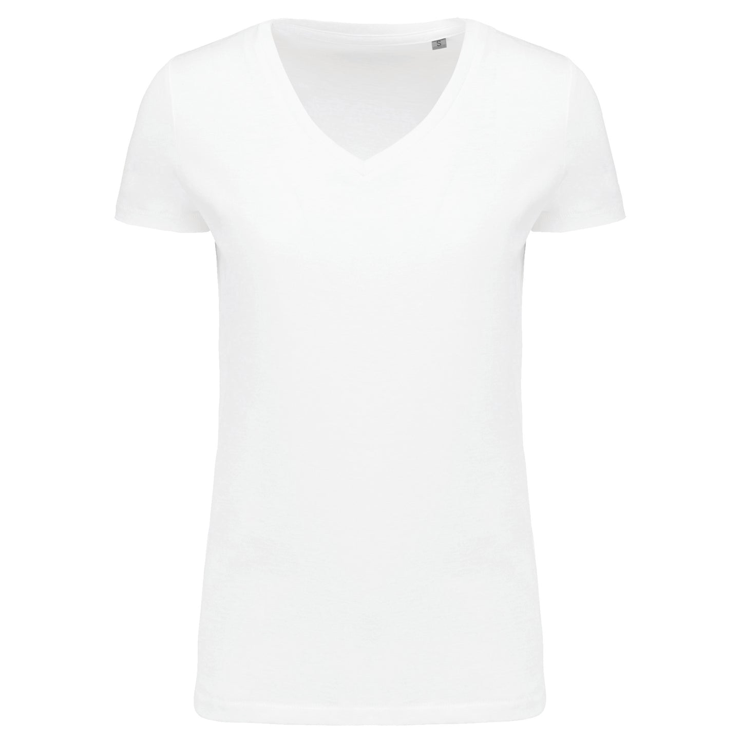 T-shirt Supima® col V manches courtes femme