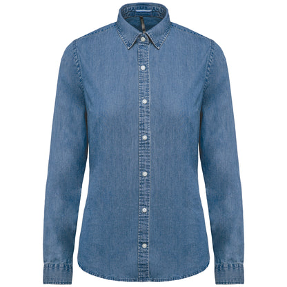 Chemise denim femme