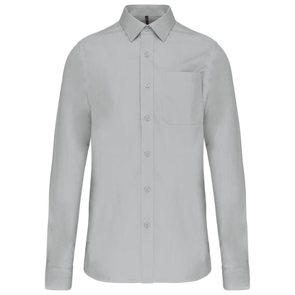 Chemise popeline manches longues