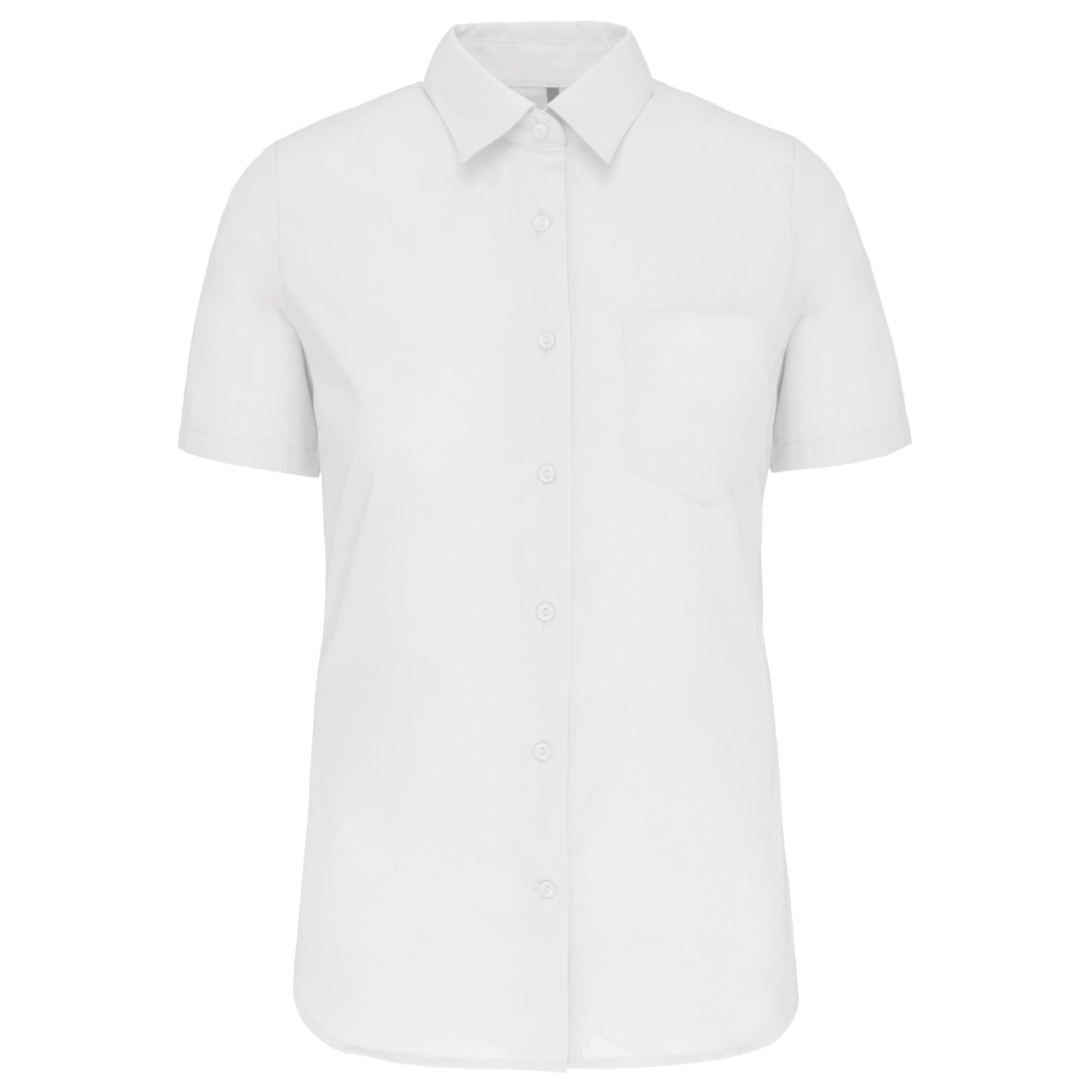 Chemise popeline manches courtes femme