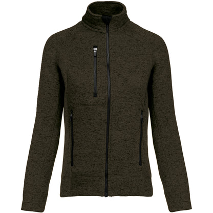 Veste zippée chinée femme