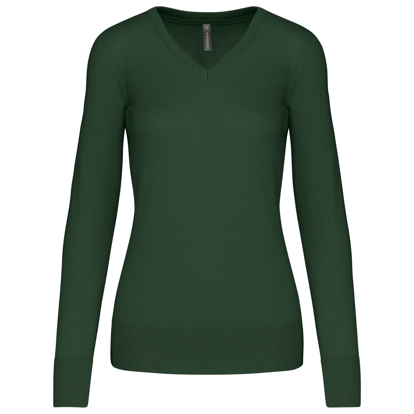 Pull col V femme