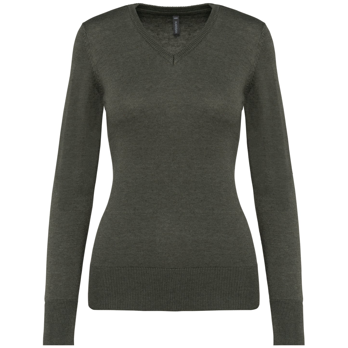 Pull col V femme