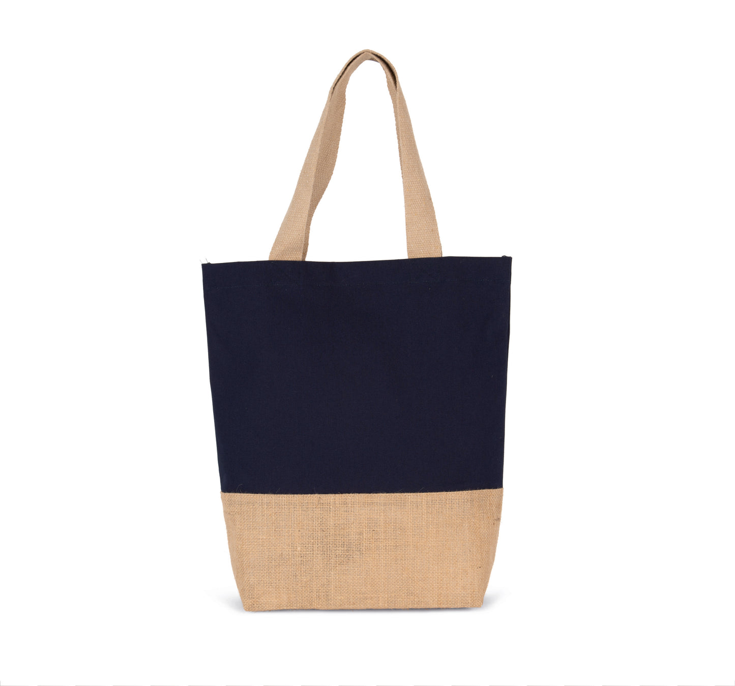 Sac shopping en coton et fils de jute contrecollée