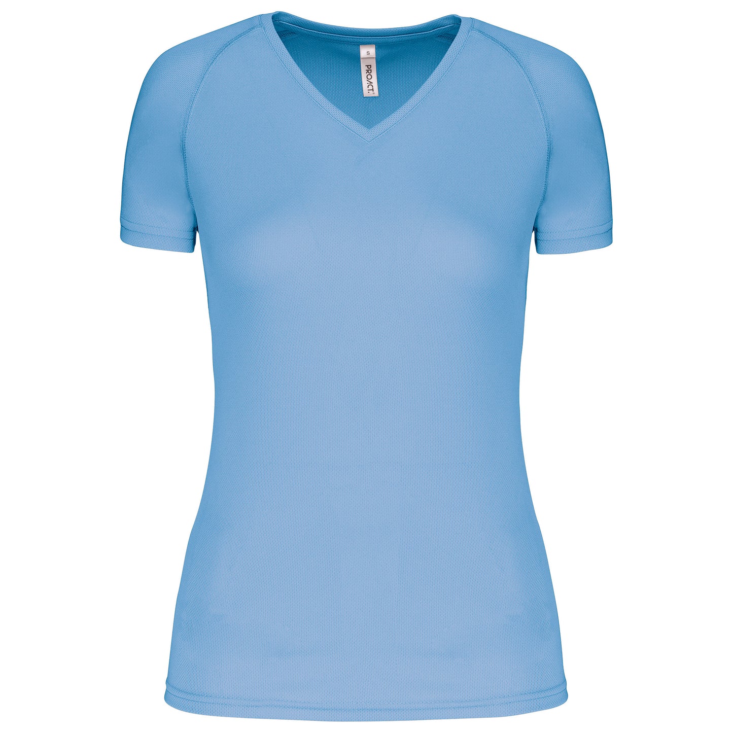 T-shirt de sport manches courtes col v femme