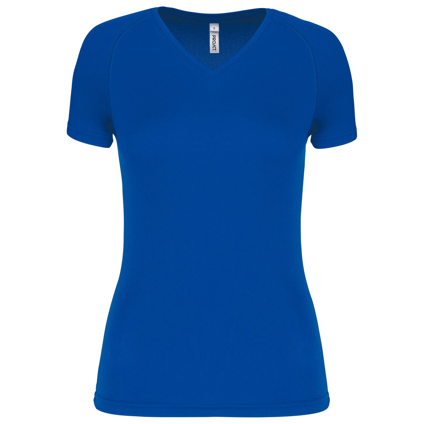 T-shirt de sport manches courtes col v femme