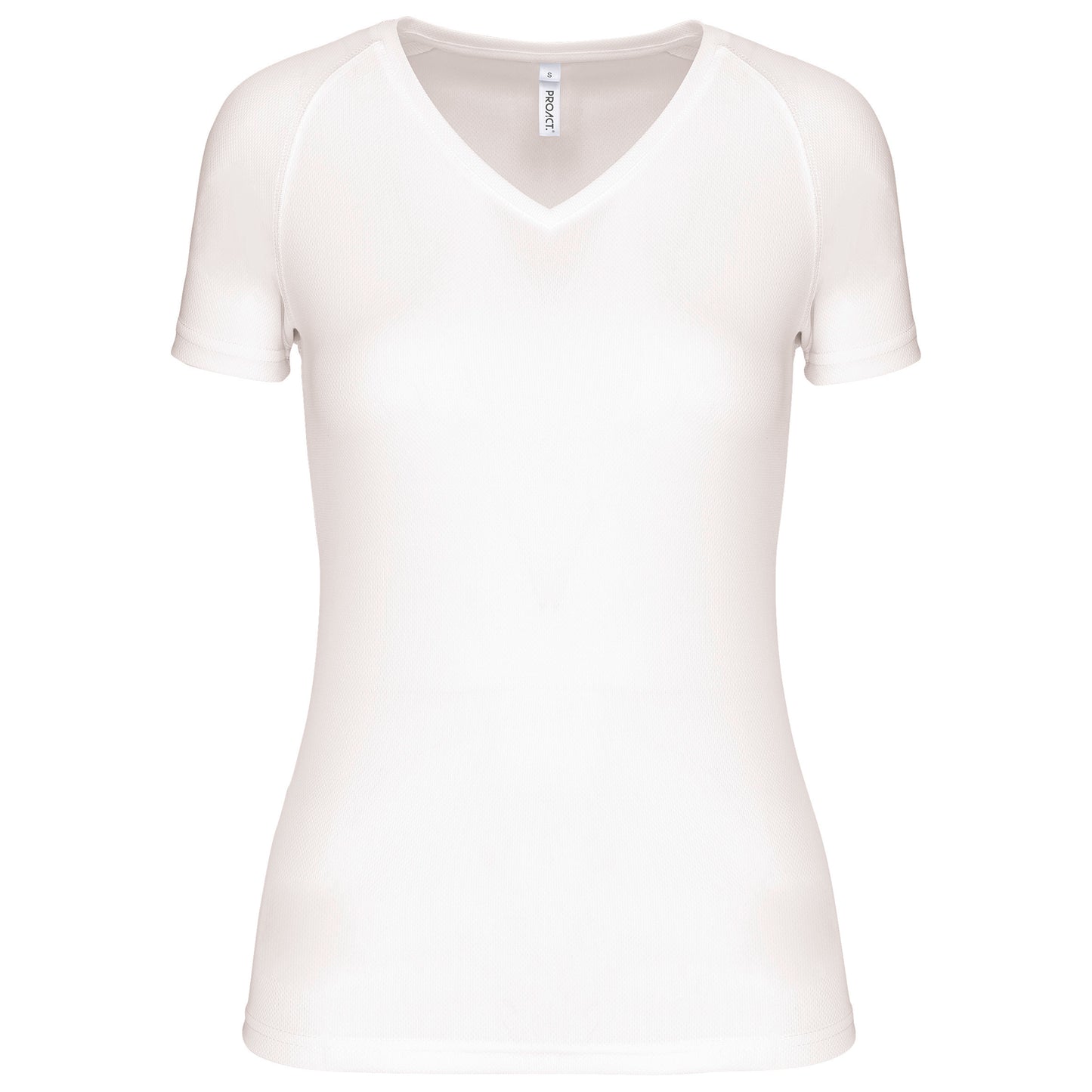 T-shirt de sport manches courtes col v femme