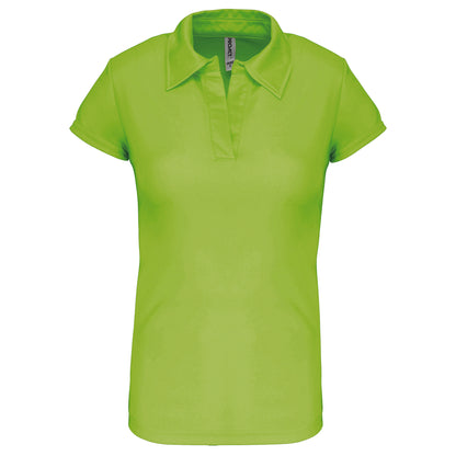 Polo sport manches courtes femme