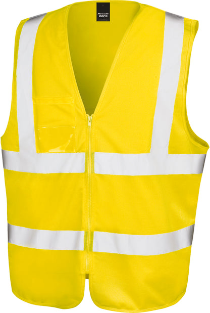 Gilet de sécurité zippé